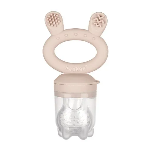 Haakaa Fresh Food Feeder and Cover - Blush
