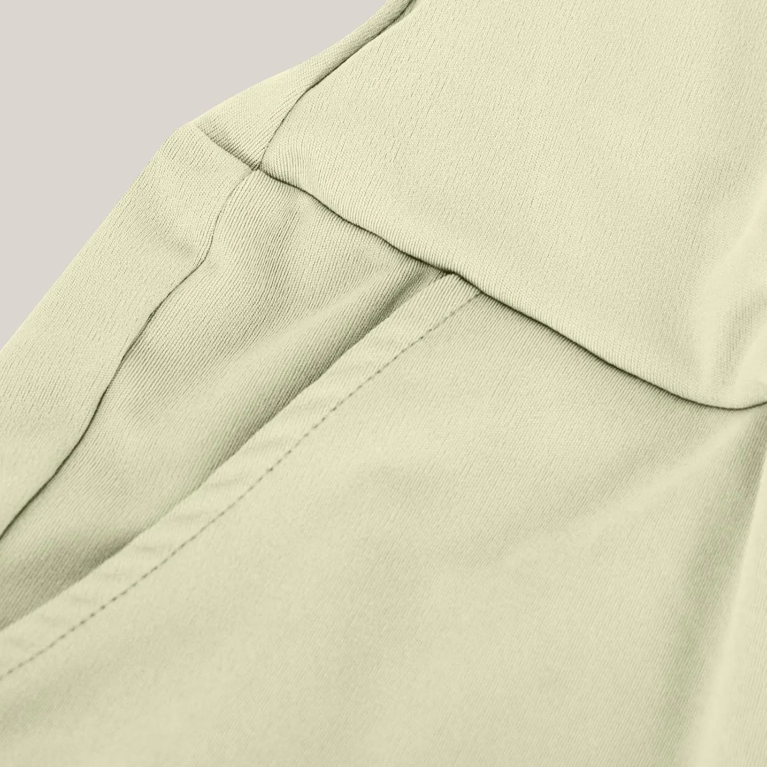 High Waist Tummy Control Pants for Women Loose Wide Leg Trousers with Pocket Comfy Workout Yoga Leggings