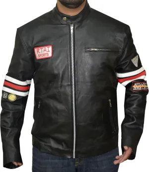 Jasperz Hugh Laurie House MD Dr. Gregory Cow leather Jacket.,XXS-3XL