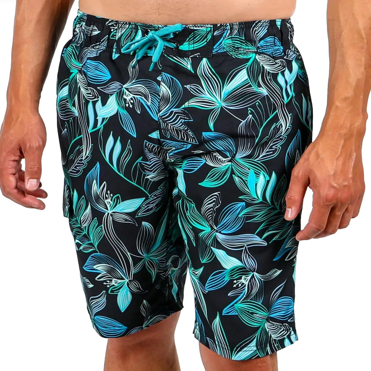 Kanu Surf Men's Wade Trunks Quick-Dry Swim Shorts, 5.5  9 Inch Inseam (Regular & Extended Sizes)