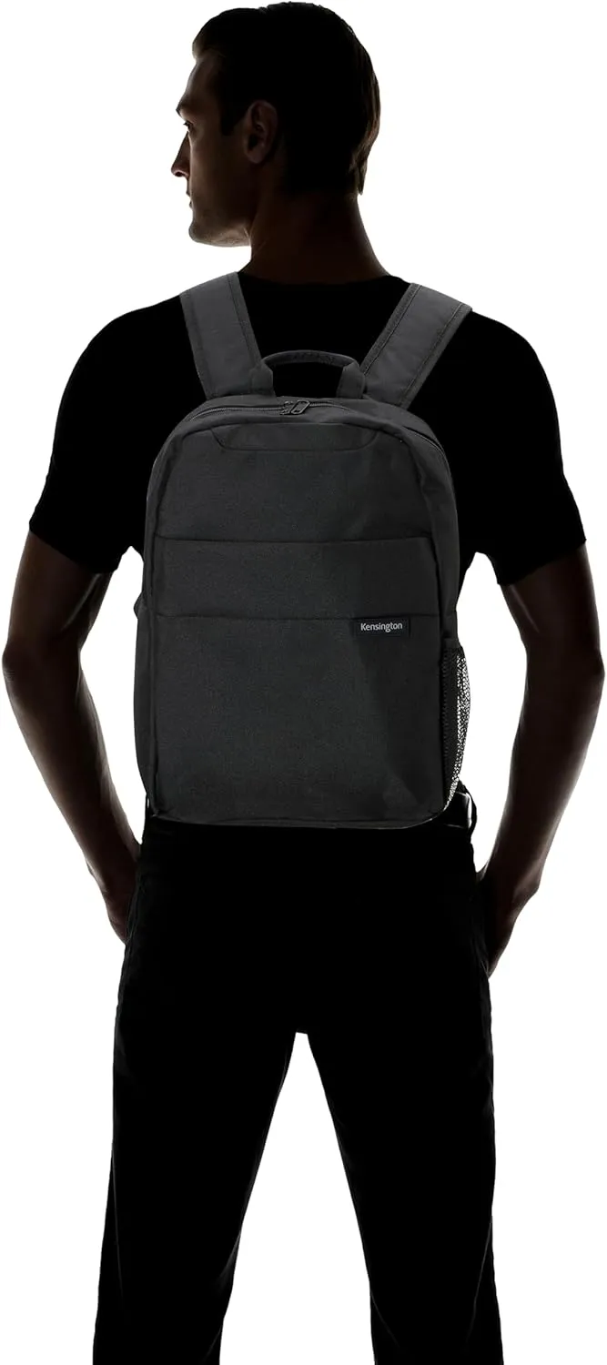 Kensington Simply Portable Lite Padded Laptop Backpack - Protective Laptop Rucksack with Padded Straps and Breathable Mesh Fabric - for Laptops Up to 14" (K60378WW)