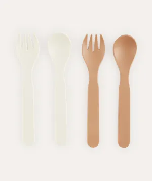 KIDLY by MORI Eco Spoons and Fork 4-Pack