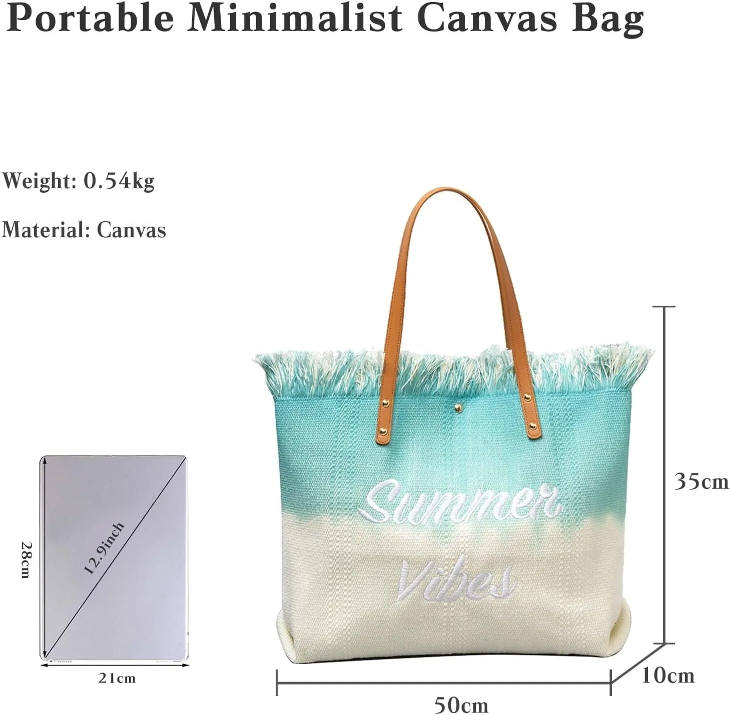 Large Handbag for Women Capacity Top Handle Aesthetic Tote Vibe Beach Bohemian Hobo Tassels Canvas Shoulder