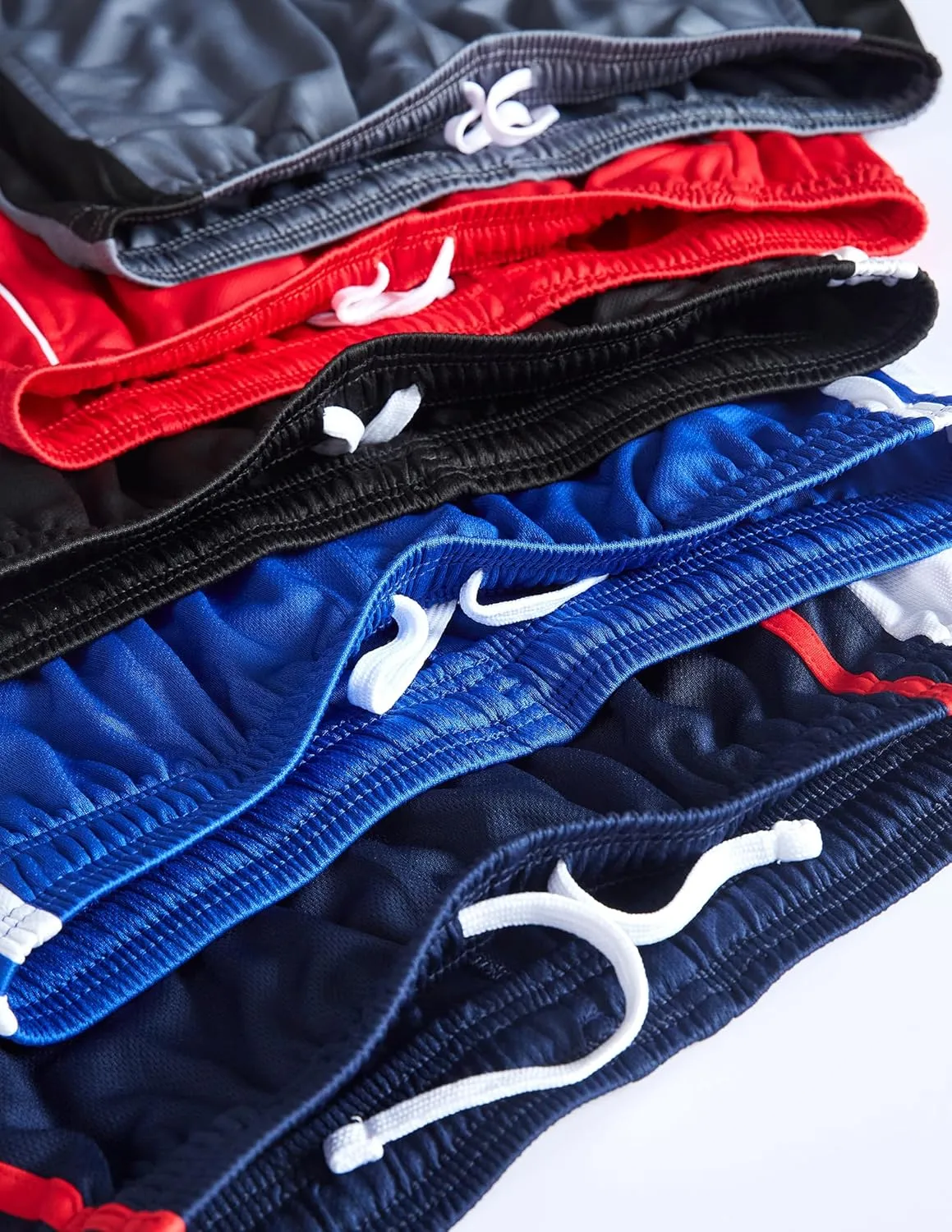 Liberty Imports 5 Pack Men's Quick Dry Athletic Basketball Shorts 9" Inseam with Pockets, Activewear for Workout Gym Running