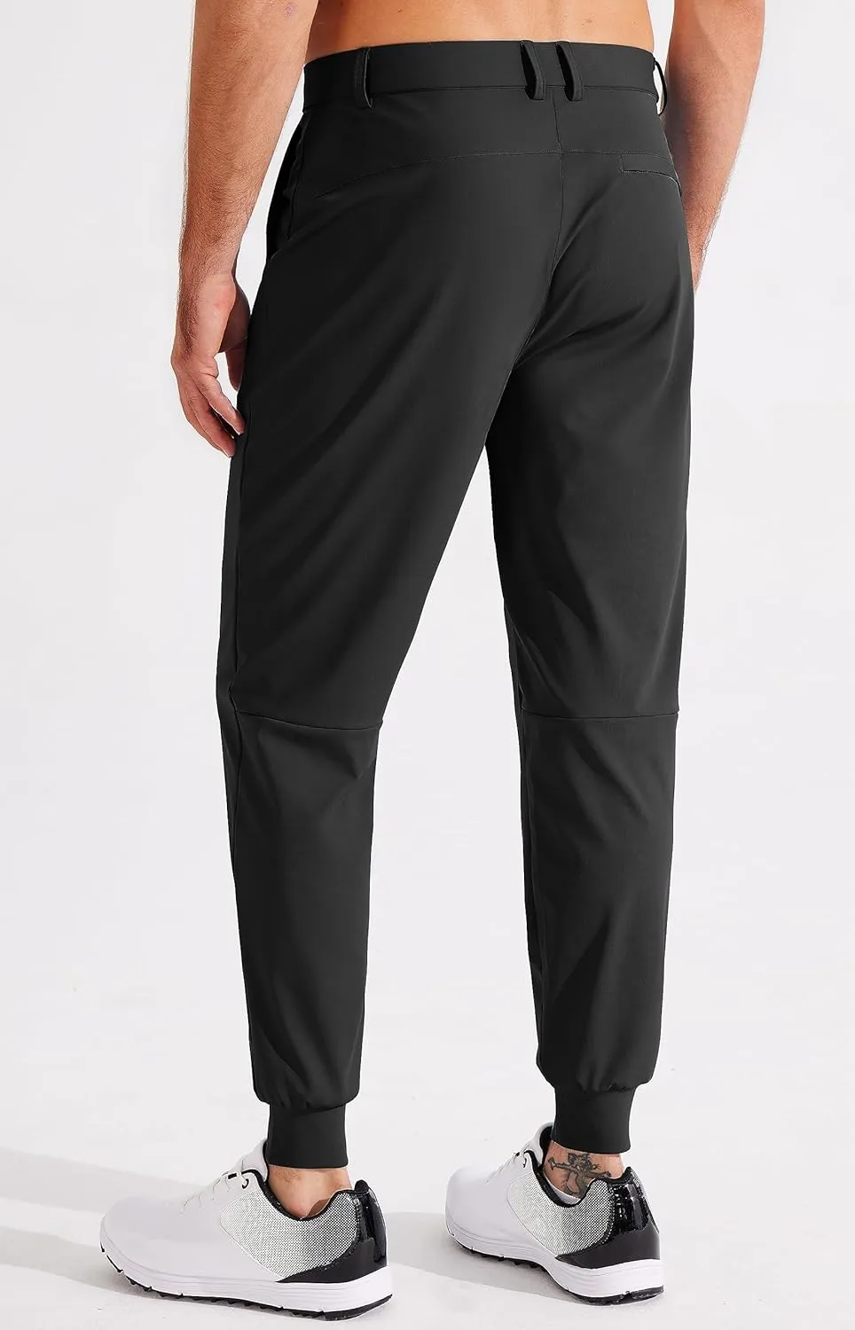 Libin Men's 4-Way Stretch Golf Joggers with Pockets, Slim Fit Sweatpants for Work Dress Pants Athletic Casual Yoga Pants