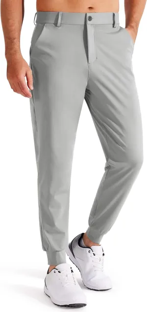 Libin Men's 4-Way Stretch Golf Joggers with Pockets, Slim Fit Sweatpants for Work Dress Pants Athletic Casual Yoga Pants