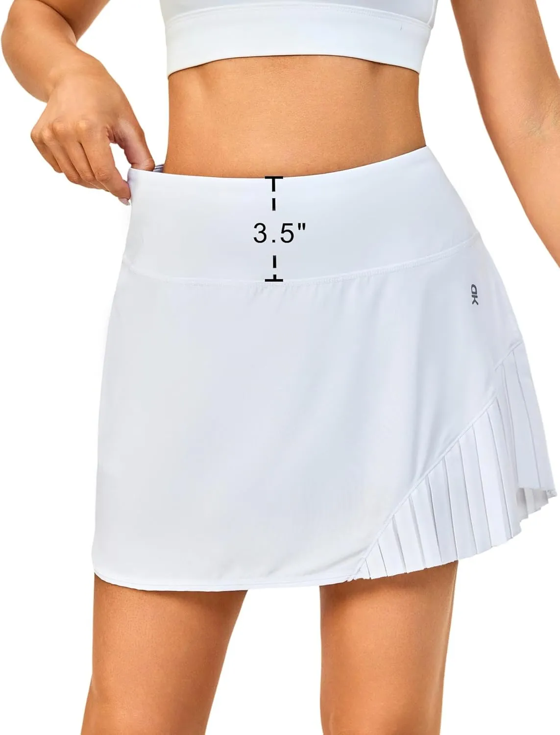 Little Donkey Andy Women's Pleated Tennis Skirts Athletic Golf Skorts High Waisted Casual Workout Sports Running Skirts