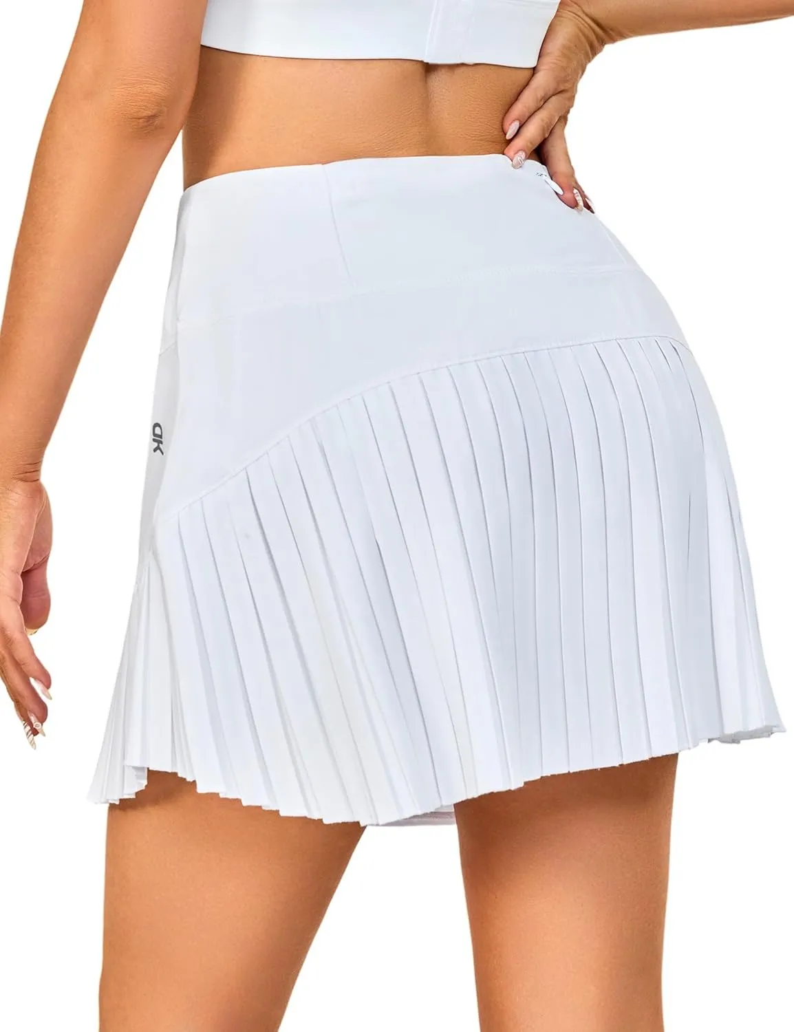 Little Donkey Andy Women's Pleated Tennis Skirts Athletic Golf Skorts High Waisted Casual Workout Sports Running Skirts
