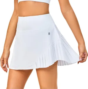 Little Donkey Andy Women's Pleated Tennis Skirts Athletic Golf Skorts High Waisted Casual Workout Sports Running Skirts