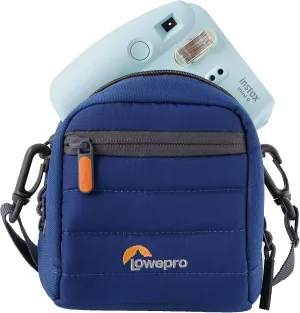 Lowepro LP37066-0WW, Tahoe CS 80 Case for Camera, Fits Fujifilm Instax Mini Cameras, HOZ Cameras, Small Mirrorless, Batteries, Memory Cards, Extra Film, Blue