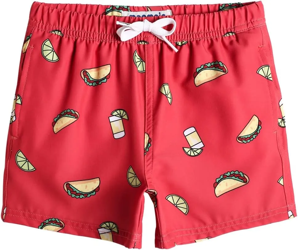 maamgic Boys Swim Trunks Stretch Quick Dry Swim Shorts Kids Bathing Suits Toddler Boy Swimsuit Swimwear