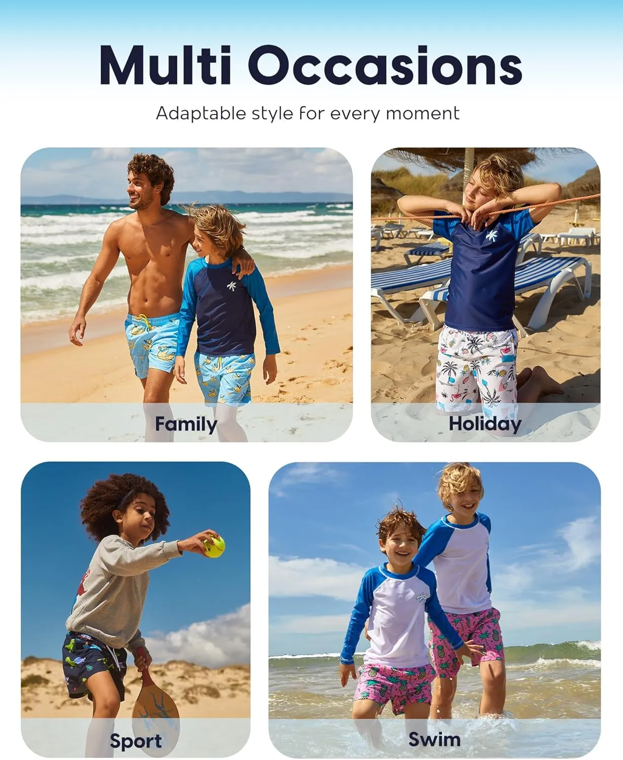 maamgic Swim Trunks Boys Toddler Bathing Suits for Kids Swimwear Baby Boy Swimsuit Boys Swim Shorts