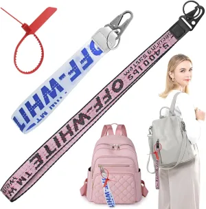 maxin 2 Piece Classic Keychain Fashion Keychains Lanyard,Compatible Wristlet Strap for Key,Keys accessorie,Wristlet Keychain for Women & Men(Blue and Pink)