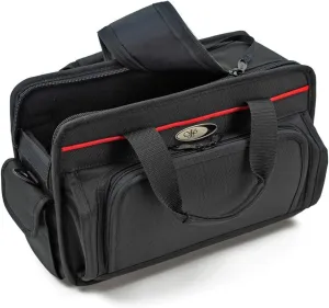 MCY CAMCB-02B Small DSLR/SLR/Mirrorless Camera Messenger Bag Wide-Opening Weatherproof - 16 x 10.25 x 8 inches, Black