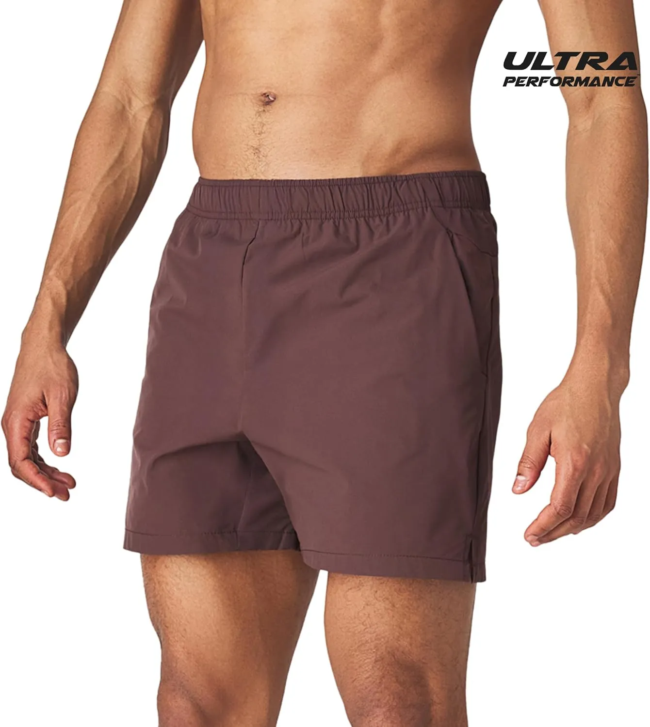 Men's 5 Inch Swim Trunk's with Liner 2 Pack Mens Stretch Quick Dry Beach Shorts Swimming Trunks & Bathing Suits for Men