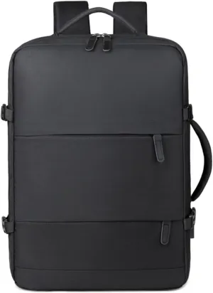 Men's and Women's Backpack Multifunctional Outdoor Travel Bag Large Capacity Laptop Bag Backpack (black)