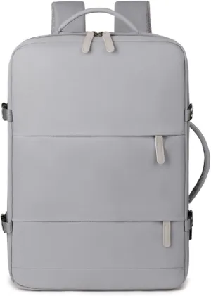 Men's and Women's Backpack Multifunctional Outdoor Travel Bag Large Capacity Laptop Bag Backpack (gray)