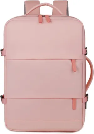 Men's and Women's Backpack Multifunctional Outdoor Travel Bag Large Capacity Laptop Bag Backpack (pink)