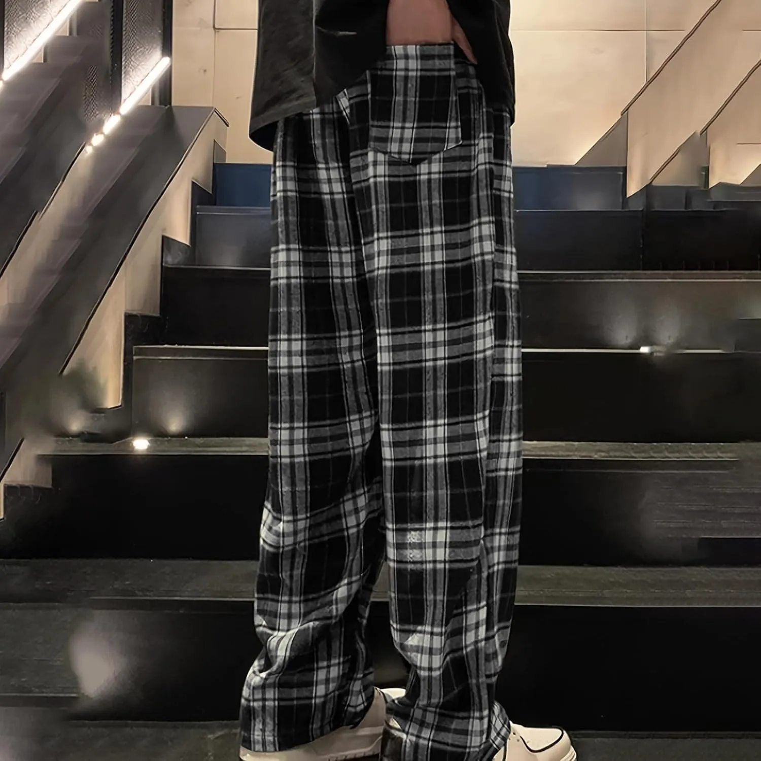 Men's Jogging Pants Casual Solid Color Jogger Loungewear Sweatpant Stretch Waistband Combat Cargo Pant
