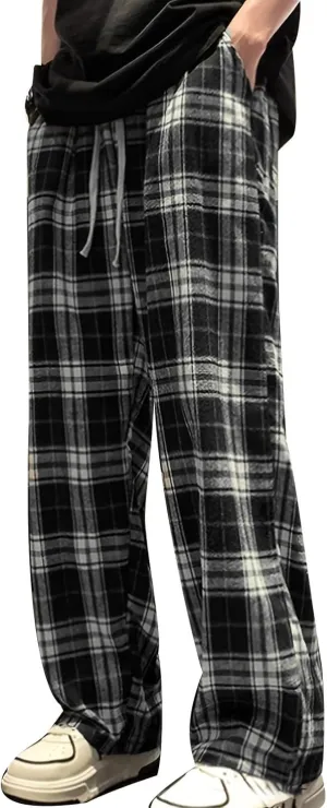 Men's Jogging Pants Casual Solid Color Jogger Loungewear Sweatpant Stretch Waistband Combat Cargo Pant