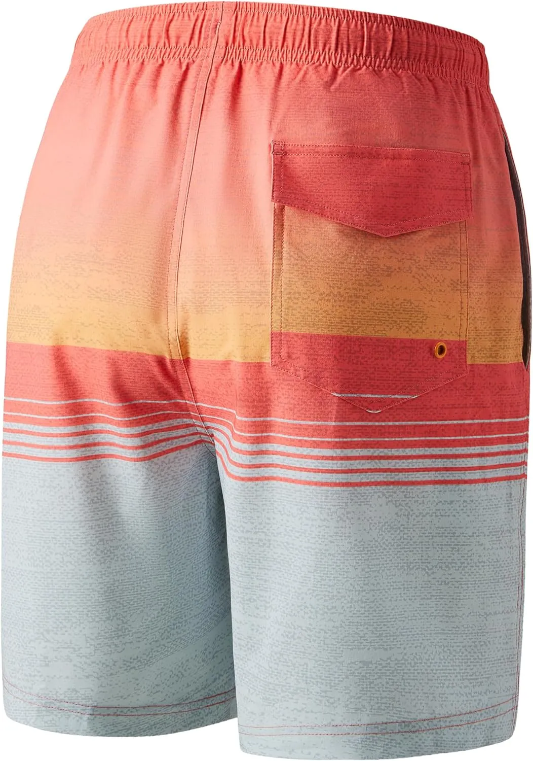 Mens Swim Trunks 8 inch Inseam Mesh Liner Quick-Dry Lightweight 4-Way Stretch Bathing Suit Swimming Trunks for Men UPF 50 