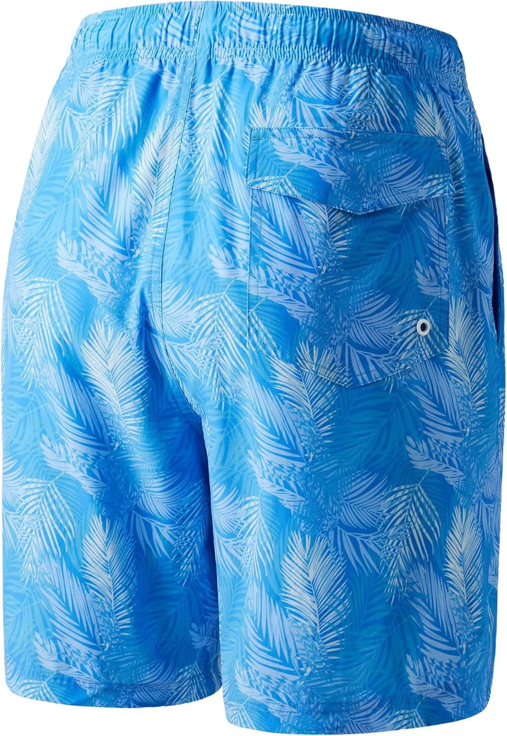 Mens Swim Trunks 8 inch Inseam Mesh Liner Quick-Dry Lightweight 4-Way Stretch Bathing Suit Swimming Trunks for Men UPF 50 