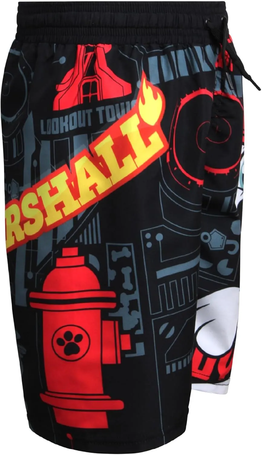Nickelodeon Boys Swim Trunks - Paw Patrol Chase Marshall Rubble TMNT UPF 50  Quick Dry Boys Swim Shorts for Toddler & Big Kid