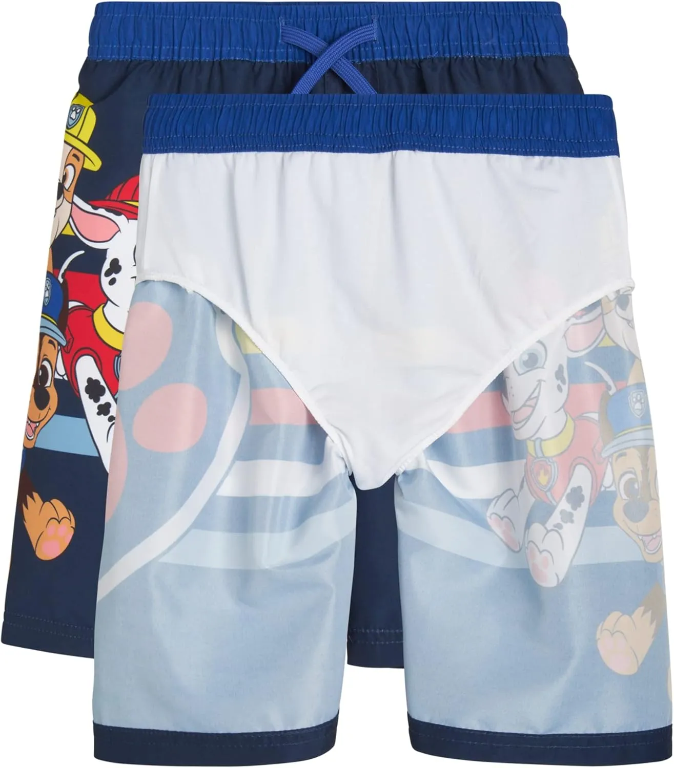 Nickelodeon Boys Swim Trunks - Paw Patrol Chase Marshall Rubble TMNT UPF 50  Quick Dry Boys Swim Shorts for Toddler & Big Kid