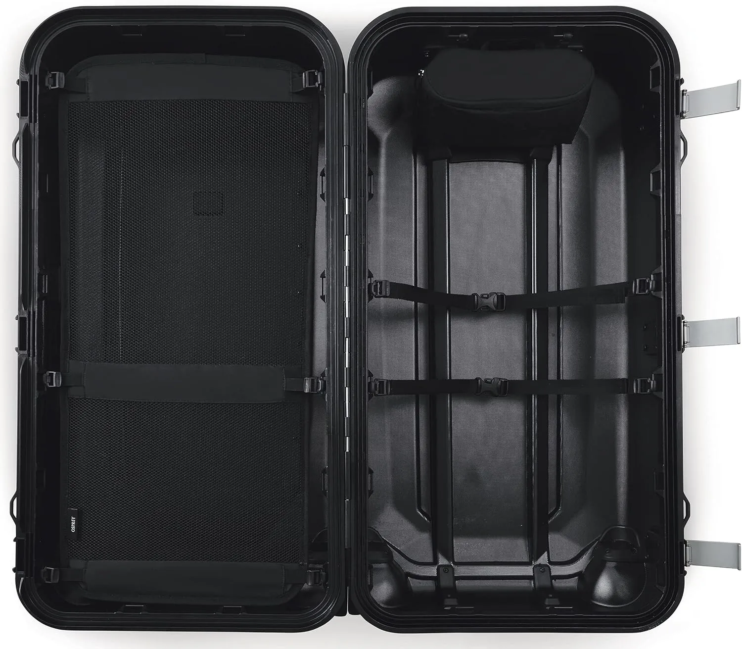Osprey Transporter Hardside Carry On Luggage, 4 Spinner Wheels, 32"/95L, Venturi Blue