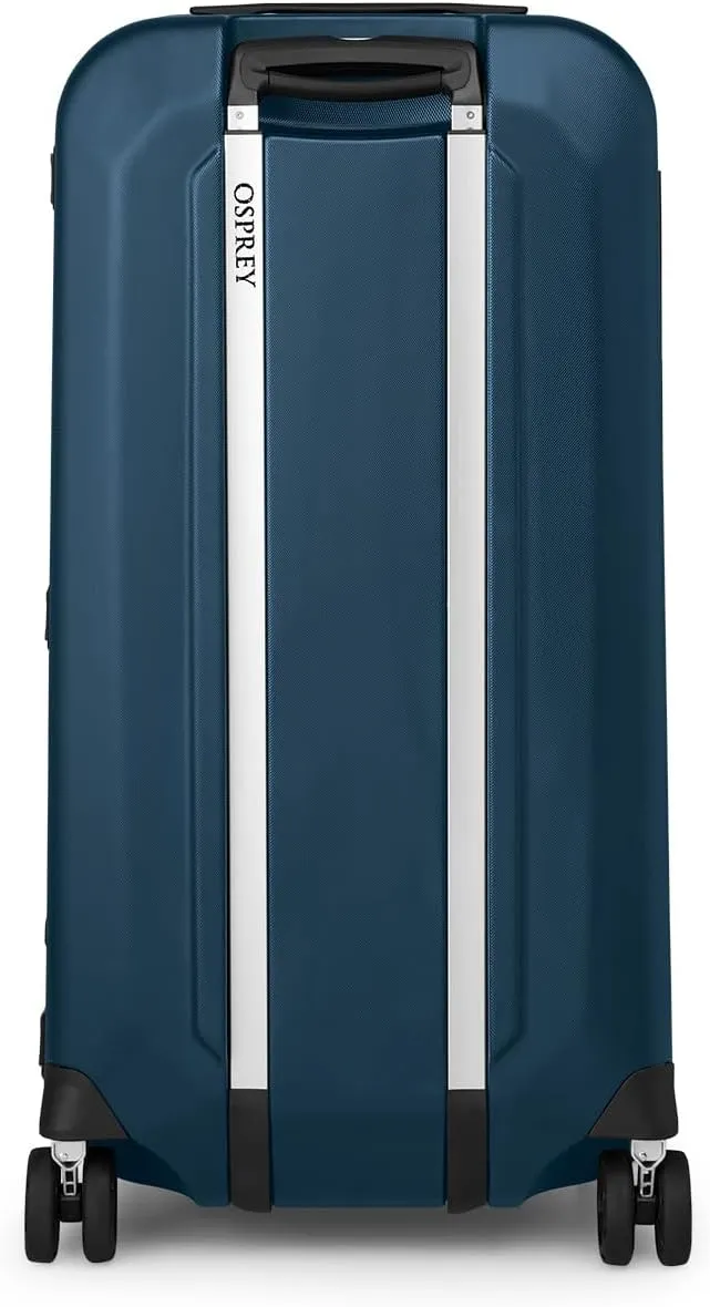 Osprey Transporter Hardside Carry On Luggage, 4 Spinner Wheels, 32"/95L, Venturi Blue