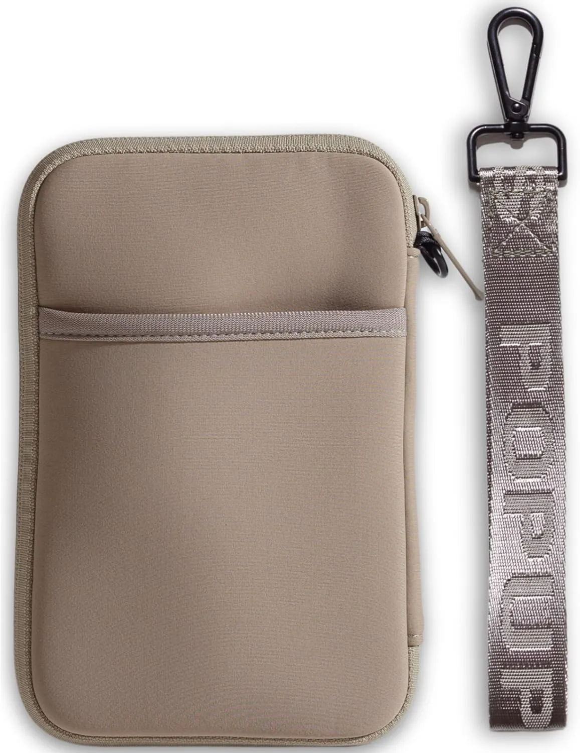 Passport Travel Wallet for Women - Large Multiple Document Organizer and Holder with Wristlet - Taupe