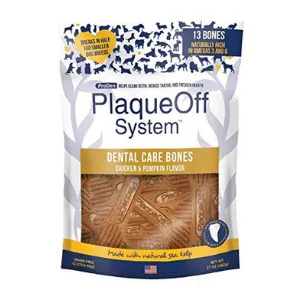 Proden PlaqueOff Dental Care Bones Chicken & Pumpkin, 17oz