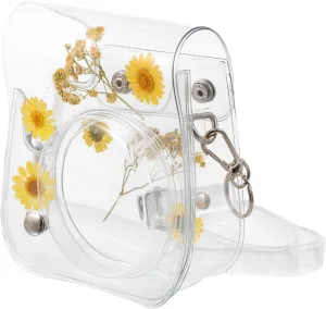 Pvc Camera Case for Mini Weatherproof Protective Case Mini Camera Bag Floral Design