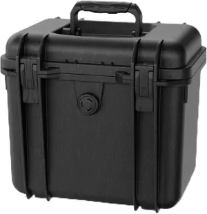 REFLEX CAMERA Hard Waterproof IP67 Storage Case for Cameras, Lenses, Guns, Tools & Drones Customized fit Foam & Security Lockable for Maximum Protection. 11.3" x 8.7" x 104". Dust & Impact Resistant.