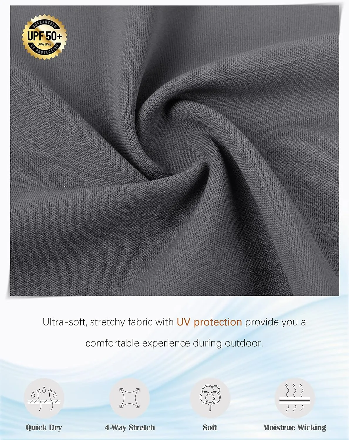 SANTINY Women's 20'' Knee Length Skorts Skirts 6 Pockets High Waisted Drawstring Long Athletic Tennis Golf Skirt Women