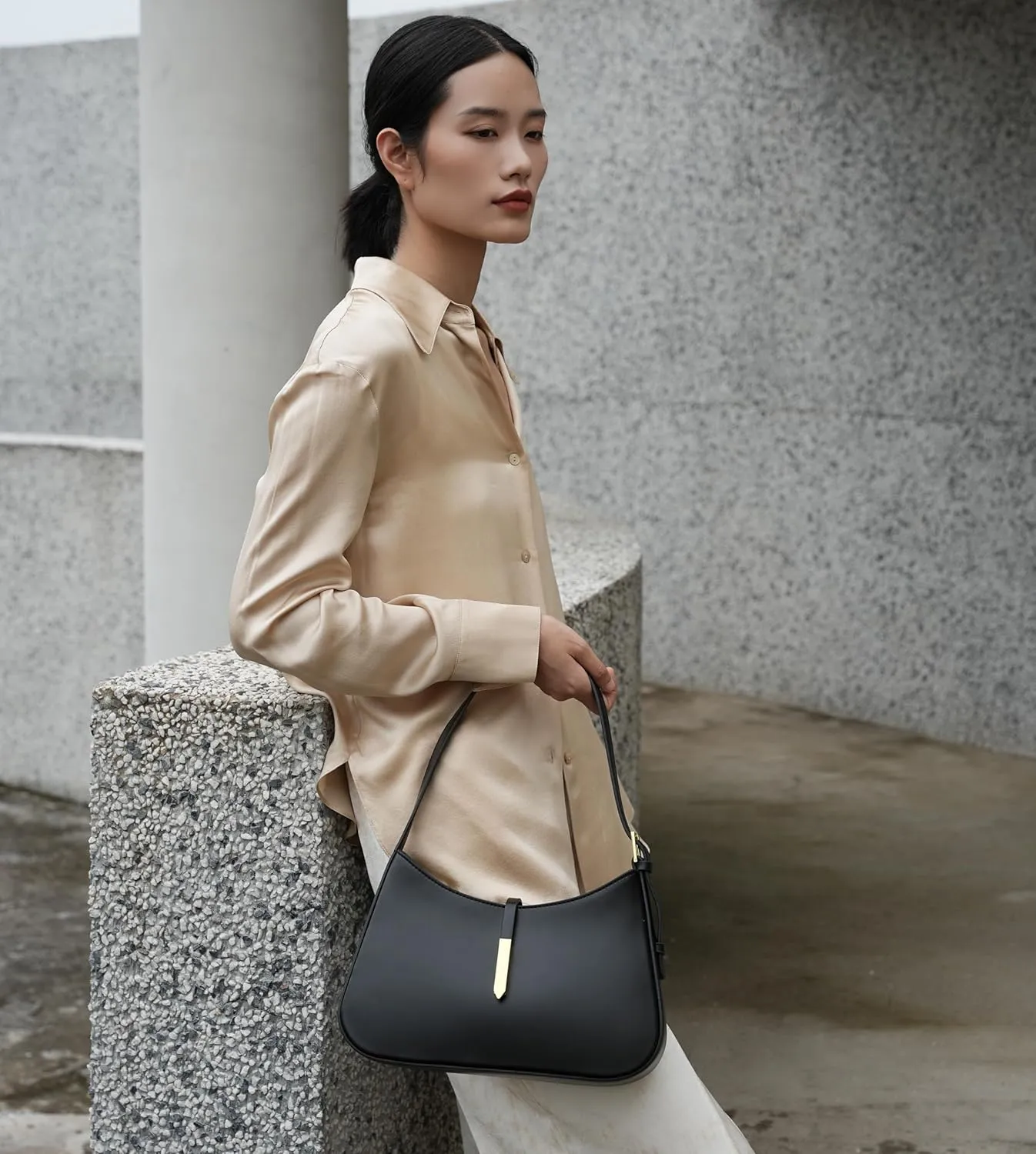 Shoulder Bag for Women Trendy Purse 2025 Medium Crescent Bag Y2K Purse