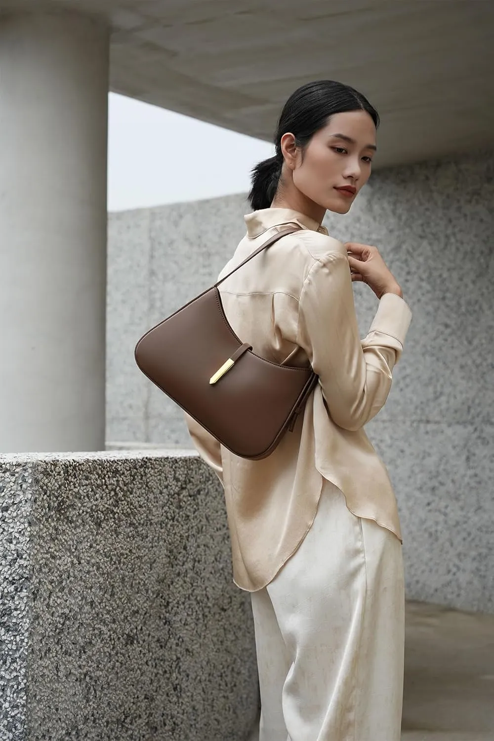 Shoulder Bag for Women Trendy Purse 2025 Medium Crescent Bag Y2K Purse