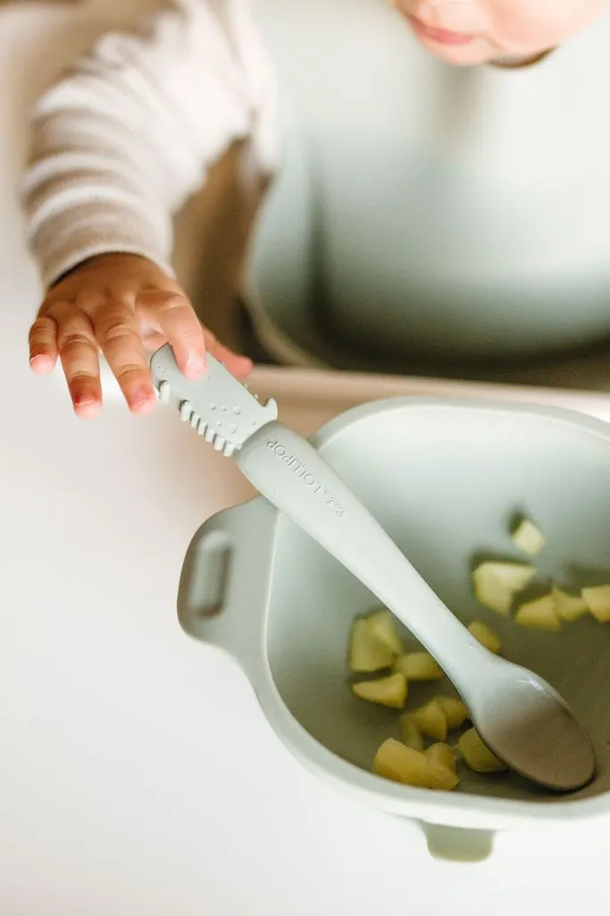 Silicone Snack Bowl - Sage by Loulou Lollipop