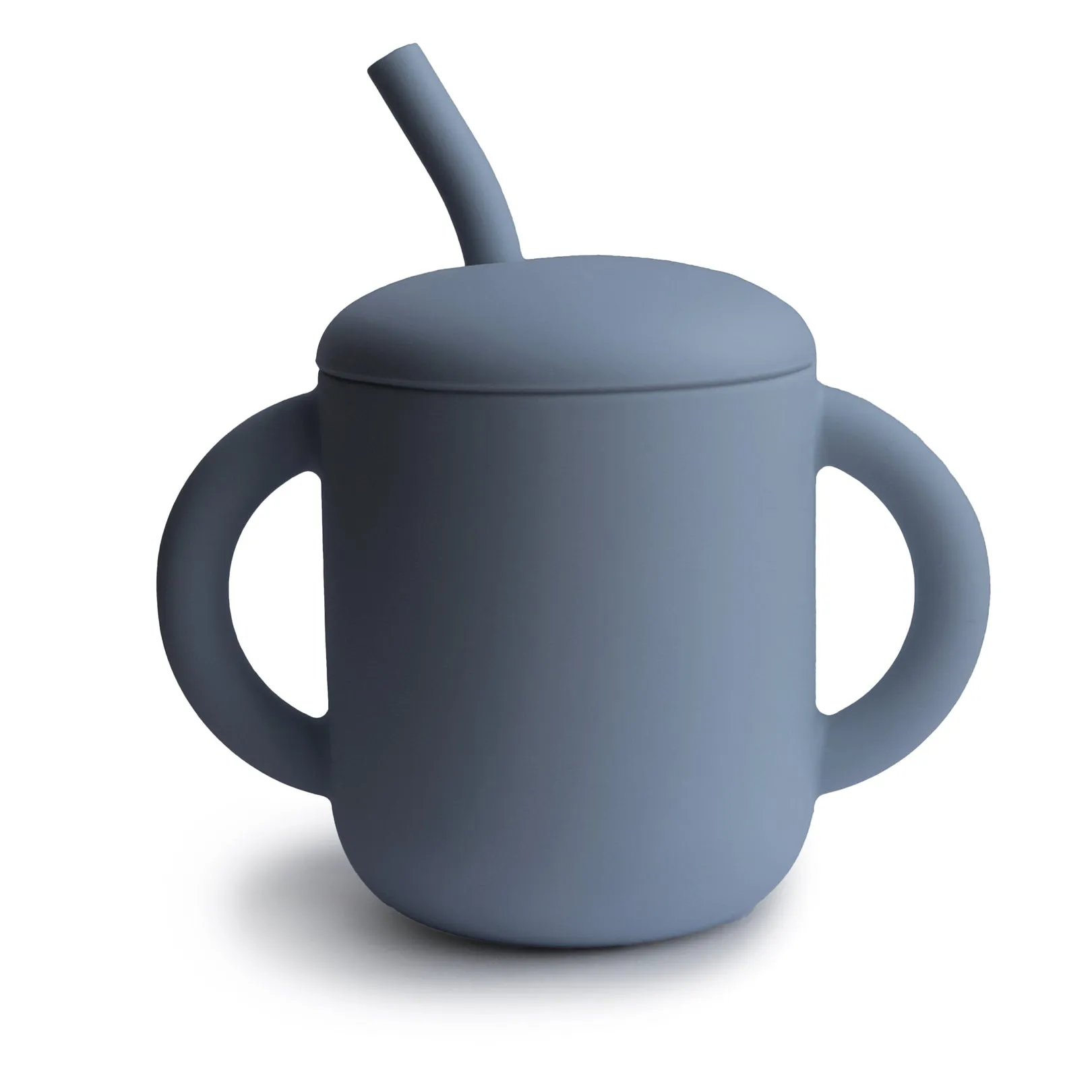 Silicone Training Cup   Straw - Tradewinds by Mushie & Co