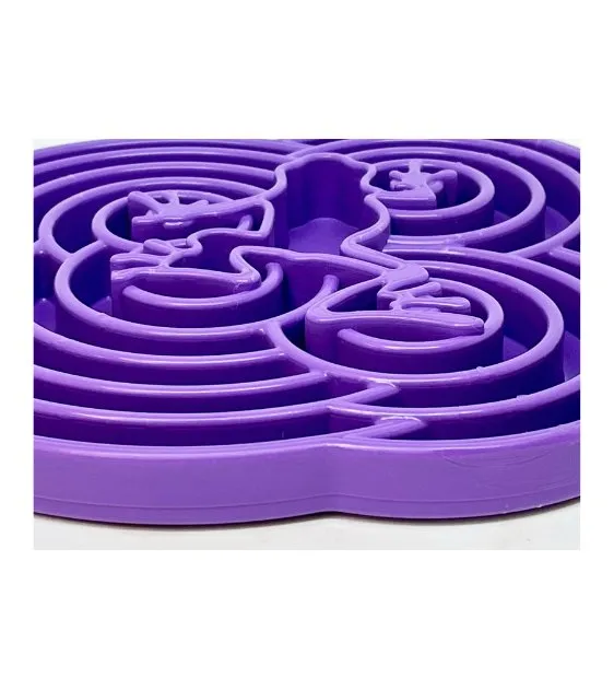 SodaPup Enrichment Feeding Tray For Dogs (Purple Water Frog)