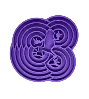 SodaPup Enrichment Feeding Tray For Dogs (Purple Water Frog)