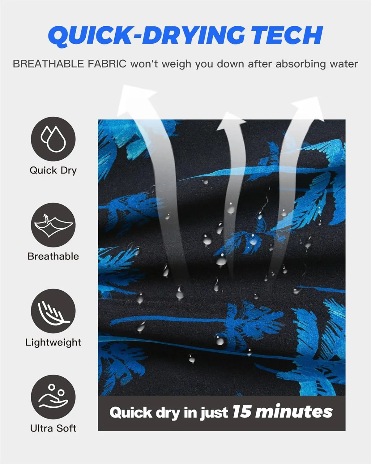 SURF CUZ 9" Mens Swim Trunks with Compression Liner Bathing Suits 2 in 1 Stretch Zipper Pockets Quick Dry
