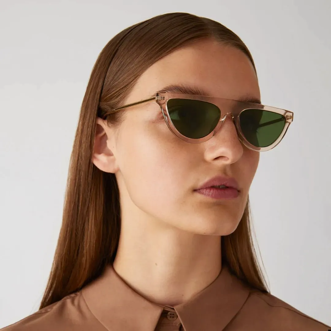 The Brow Sunglasses (Crystal Smokey Quartz)