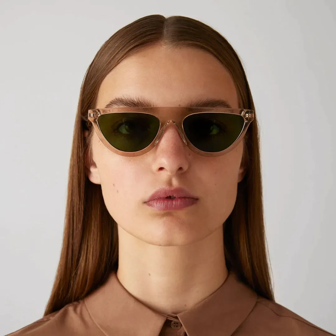 The Brow Sunglasses (Crystal Smokey Quartz)