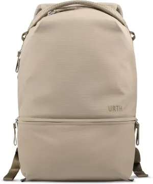 Urth Arkose 20L Backpack  15 Laptop Bag, Weatherproof   Recycled (Beige)