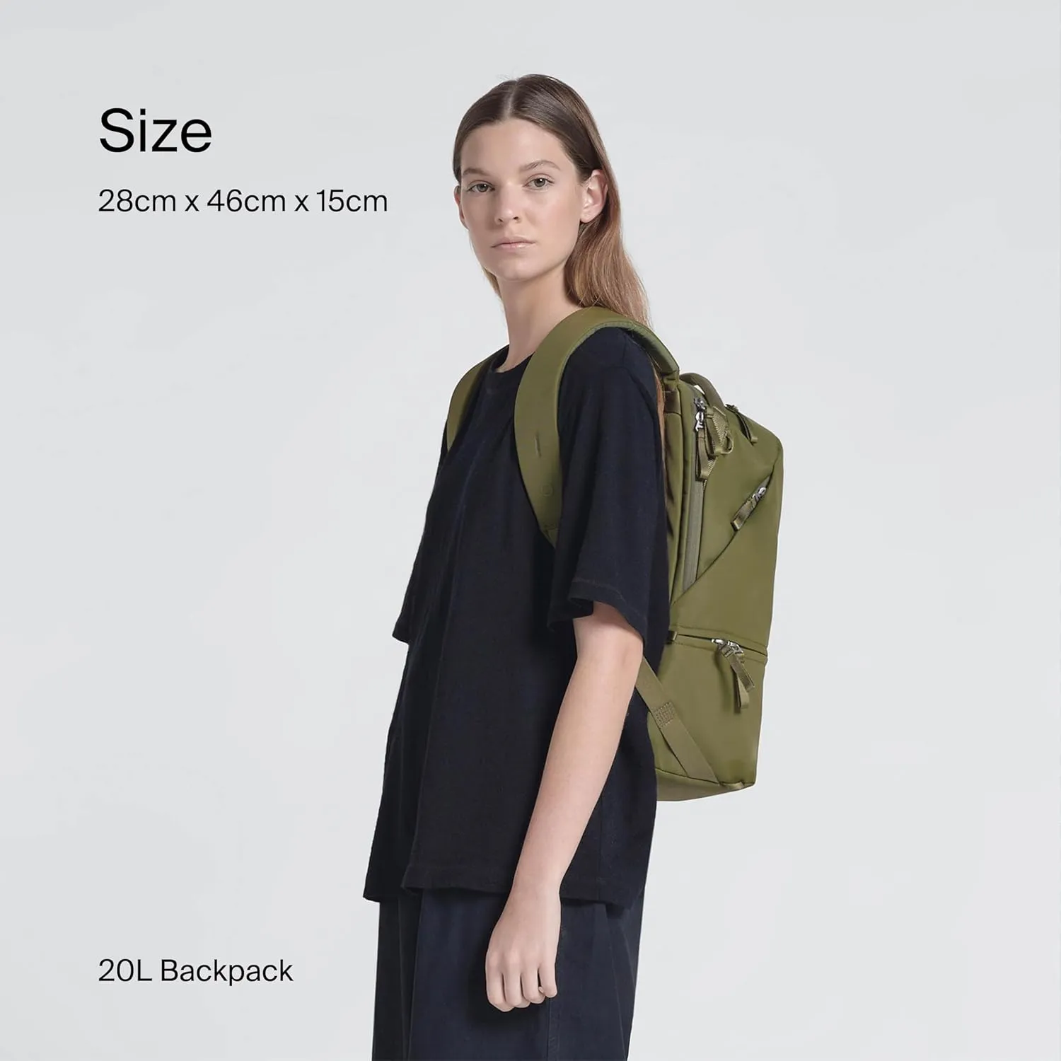 Urth Arkose 20L Backpack  15 Laptop Bag, Weatherproof   Recycled (Green)