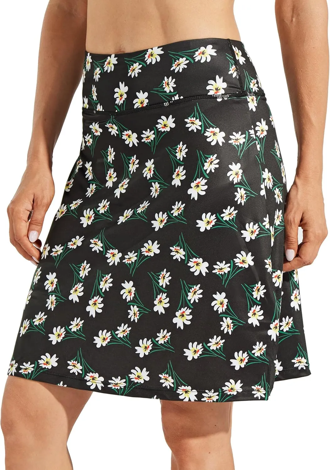 Willit Women's 20" Knee Length Skorts Skirts Golf Tennis Skirts Modest Athletic Casual Skorts with Pockets UV Protection
