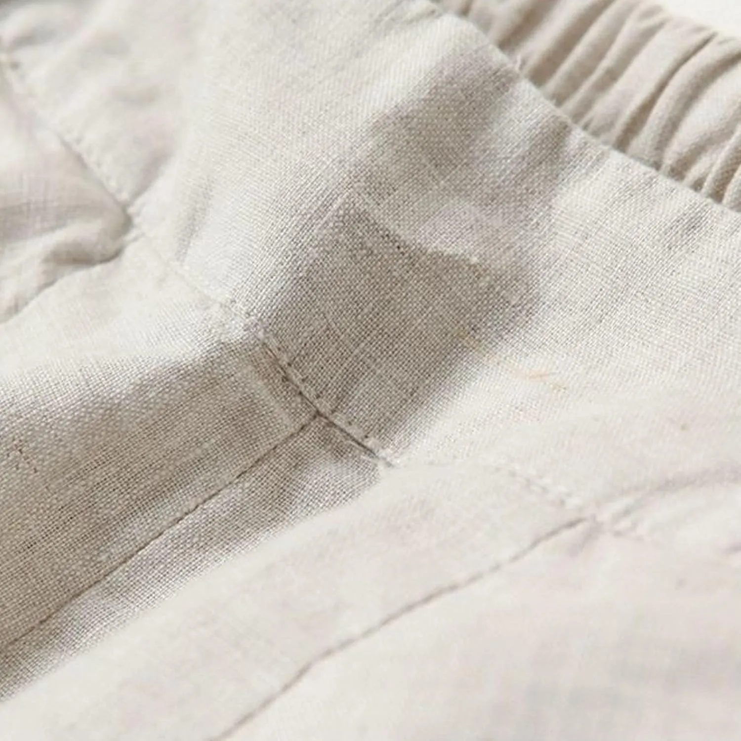 Women Linen Summer Split Flowy Palazzo Pants Low Waist Straight Loose Fit Pant Trousers Office