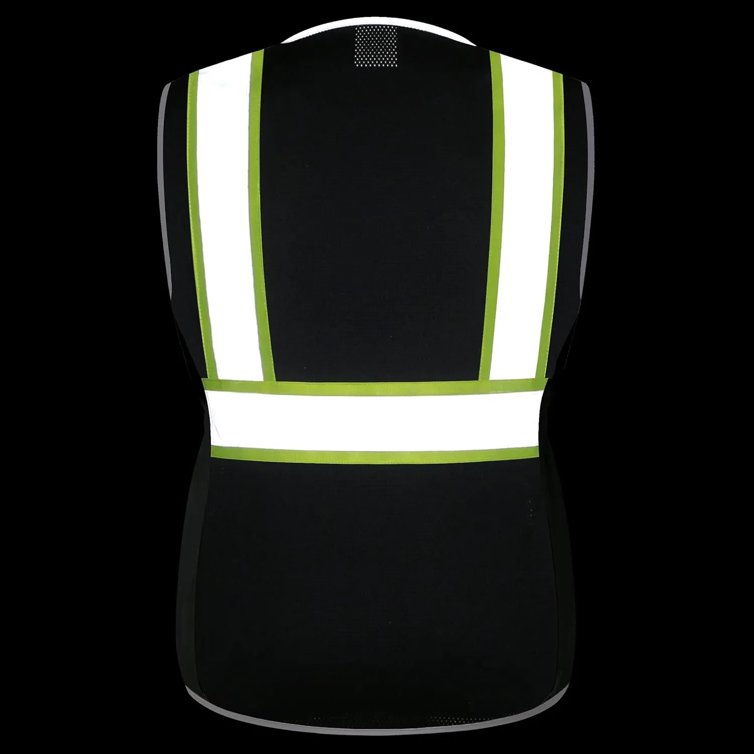 Women Safety Vest, Multi Pockets High Visibility Reflective Breathable Mesh Work Vest For Lady, Durable Zipper