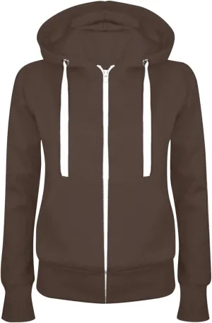 Womens Active Zip-up Hoodie Casual Lightweight Long Sleeve Sweatshirt Oversized Jacket with Pocket